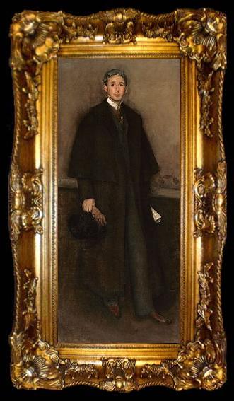 framed  James Abbot McNeill Whistler Portrait of Arthur J Eddy, ta009-2